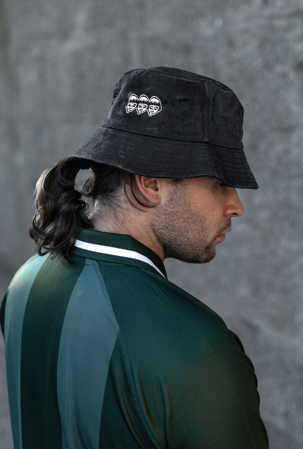 GORRO BUCKET GREY