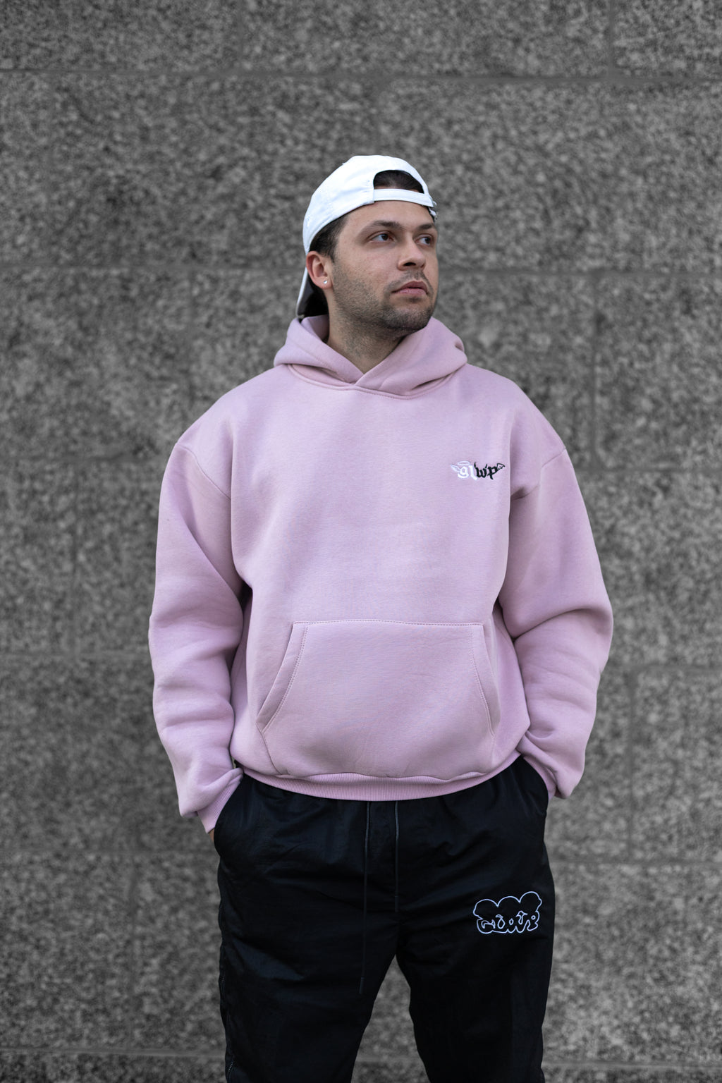 SUDADERA CROP BROTHERHOOD PINK