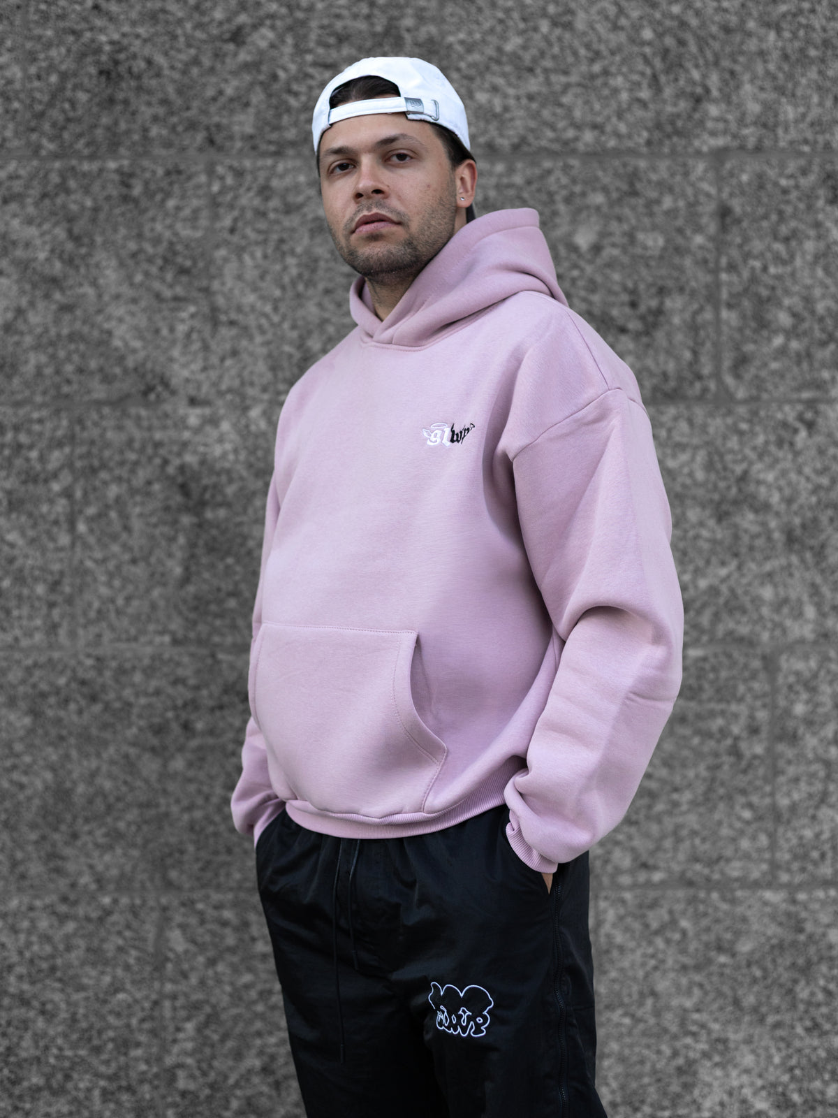 SUDADERA CROP BROTHERHOOD PINK