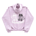 SUDADERA CROP BROTHERHOOD PINK