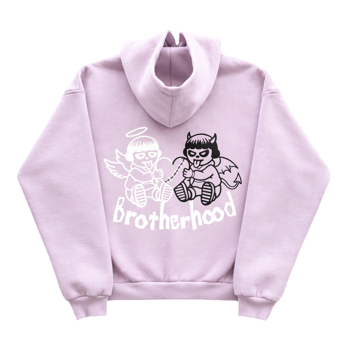SUDADERA CROP BROTHERHOOD PINK