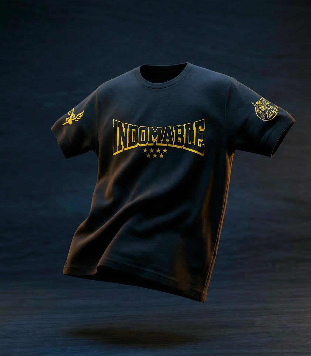 CAMISETA INDOMABLE NEGRA