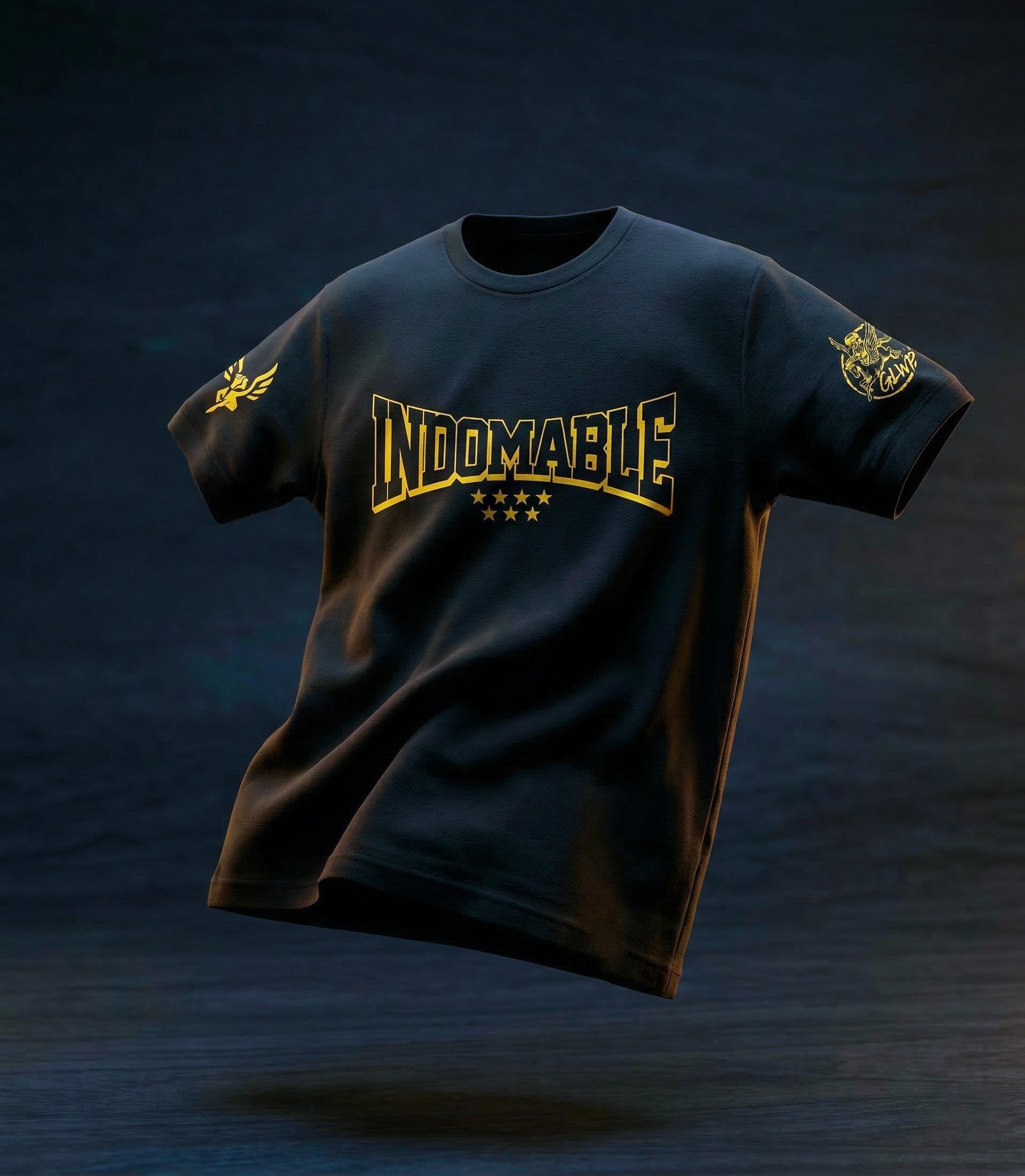 CAMISETA INDOMABLE NEGRA