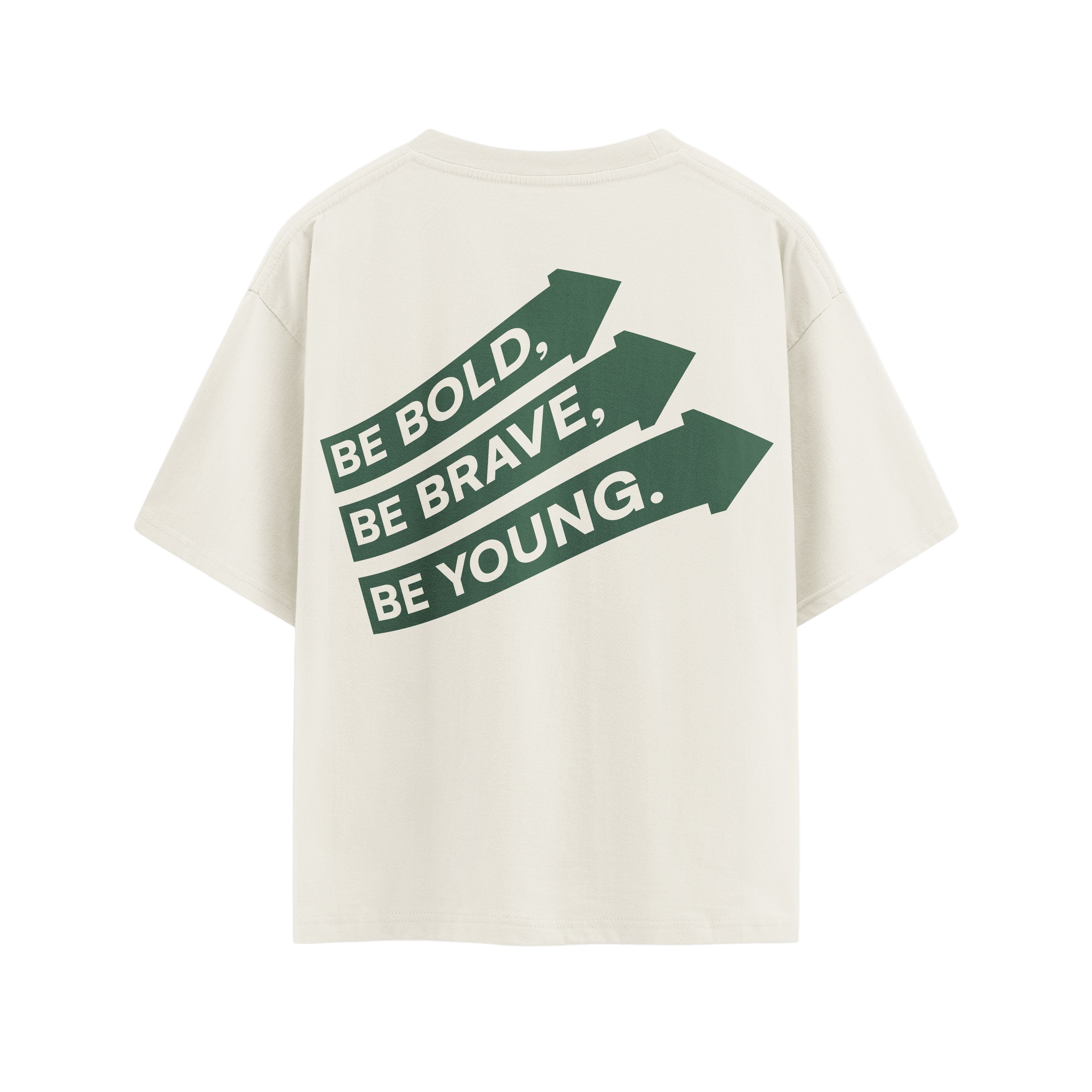 CAMISETA FLAG CREMA