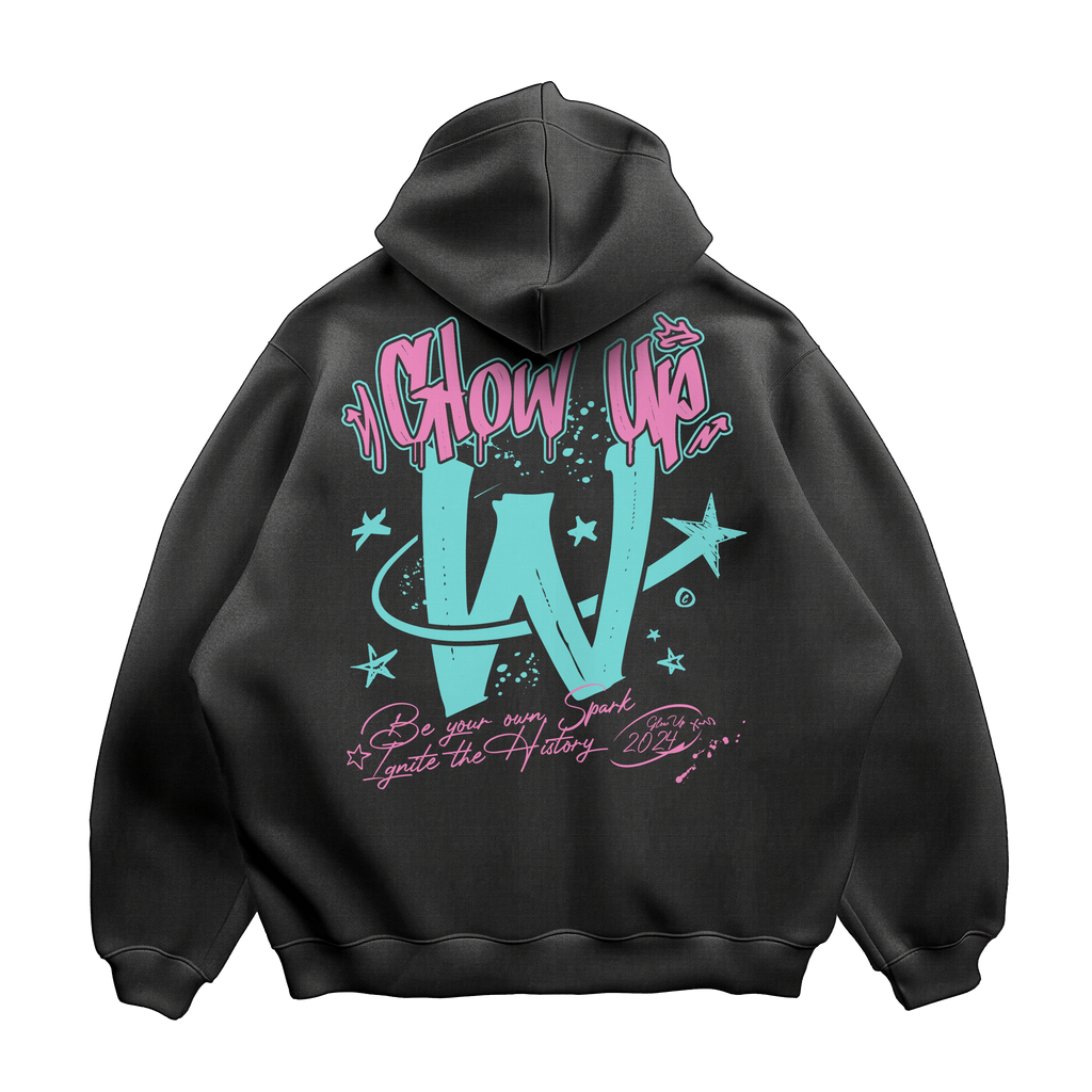 SUDADERA GRAFFITI GRIS