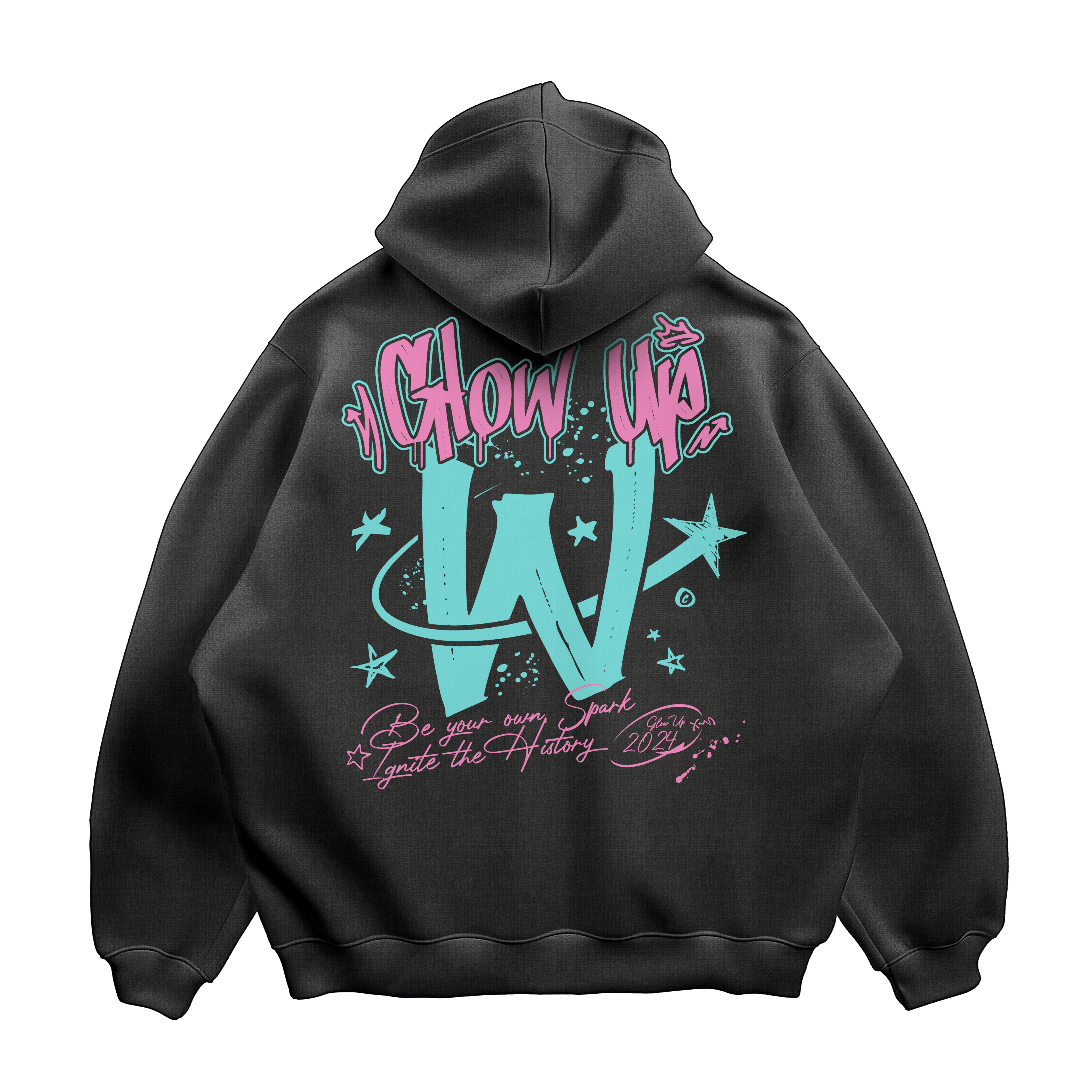 SUDADERA GRAFFITI GRIS
