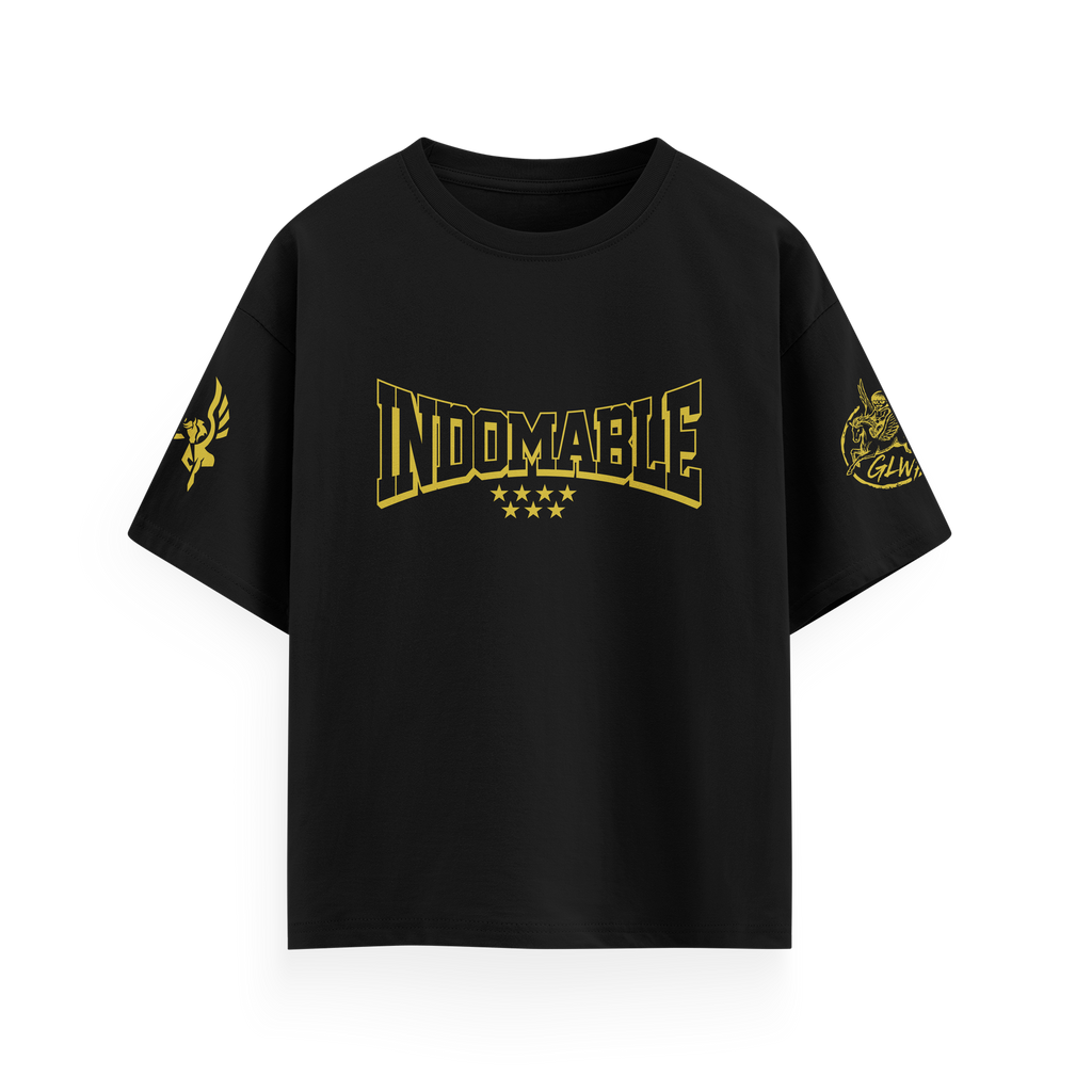 CAMISETA INDOMABLE NEGRA