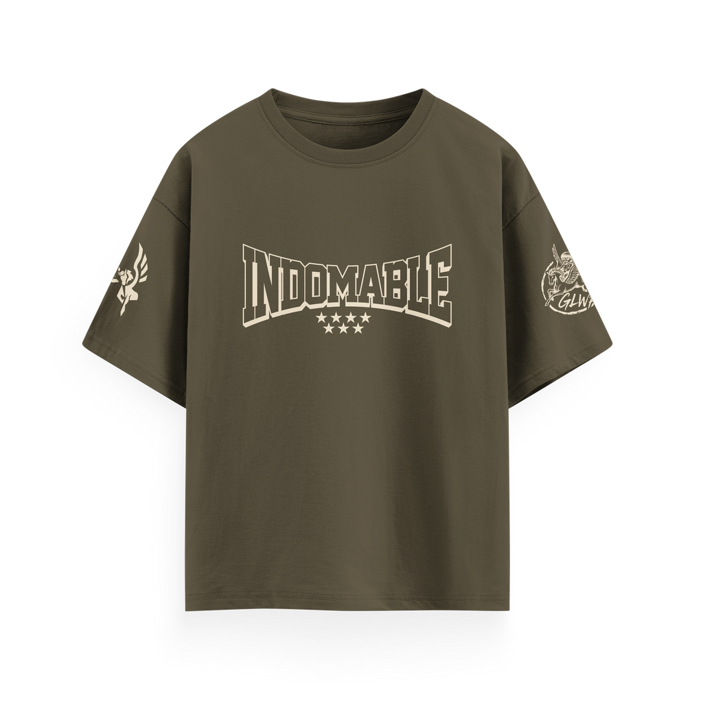 CAMISETA INDOMABLE MARRON