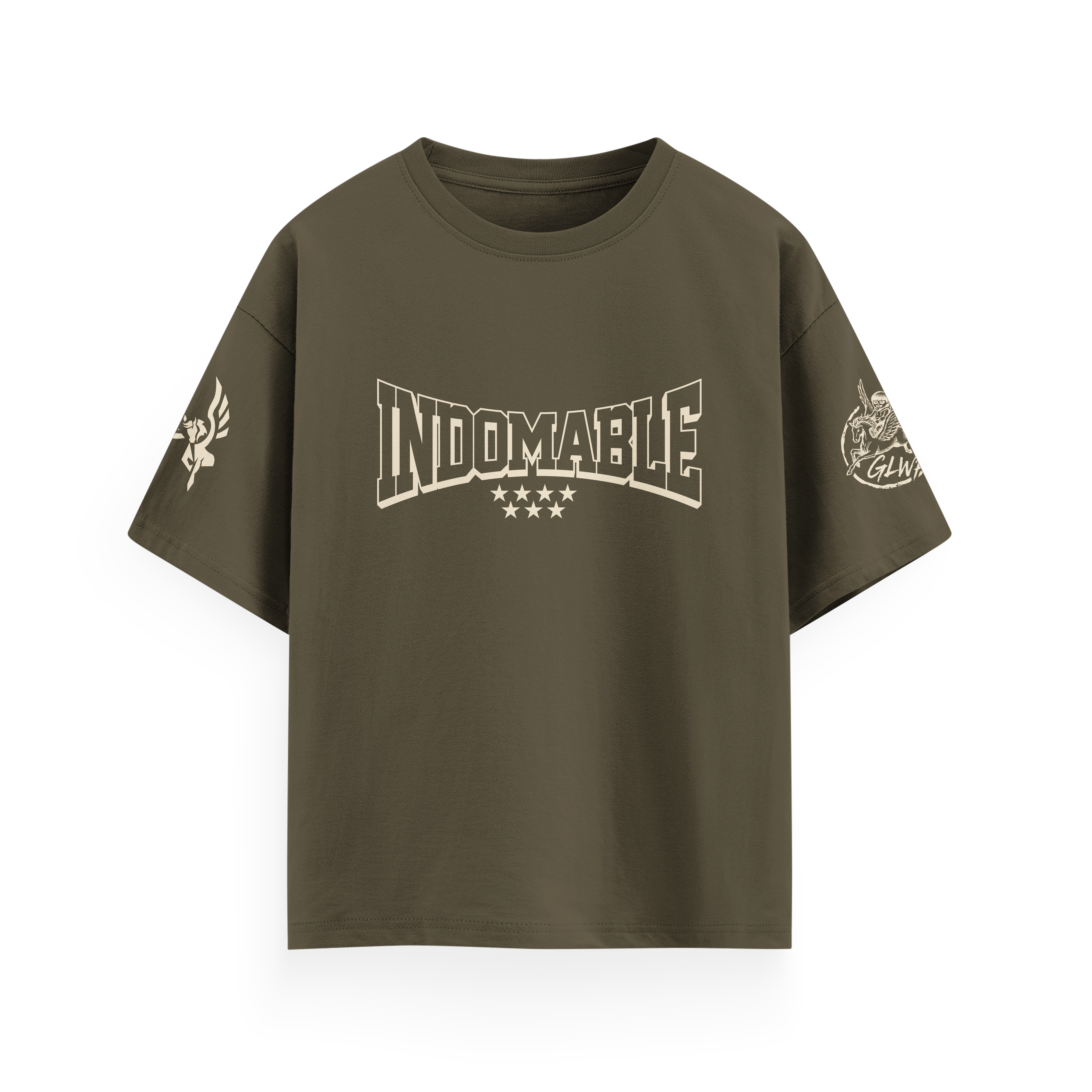 CAMISETA INDOMABLE MARRON