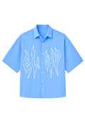 CAMISA CROP BABY BLUE