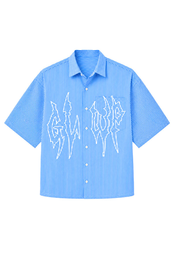 CAMISA CROP BABY BLUE