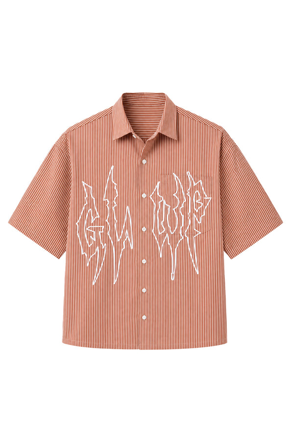 CAMISA CROP CAMEL
