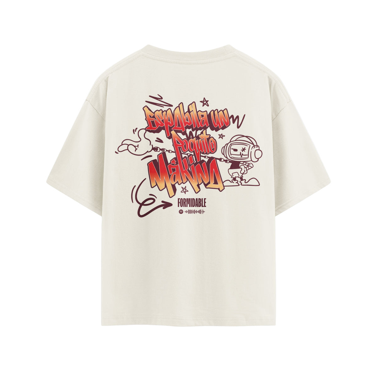 CAMISETA FORMIDABLE CREAM