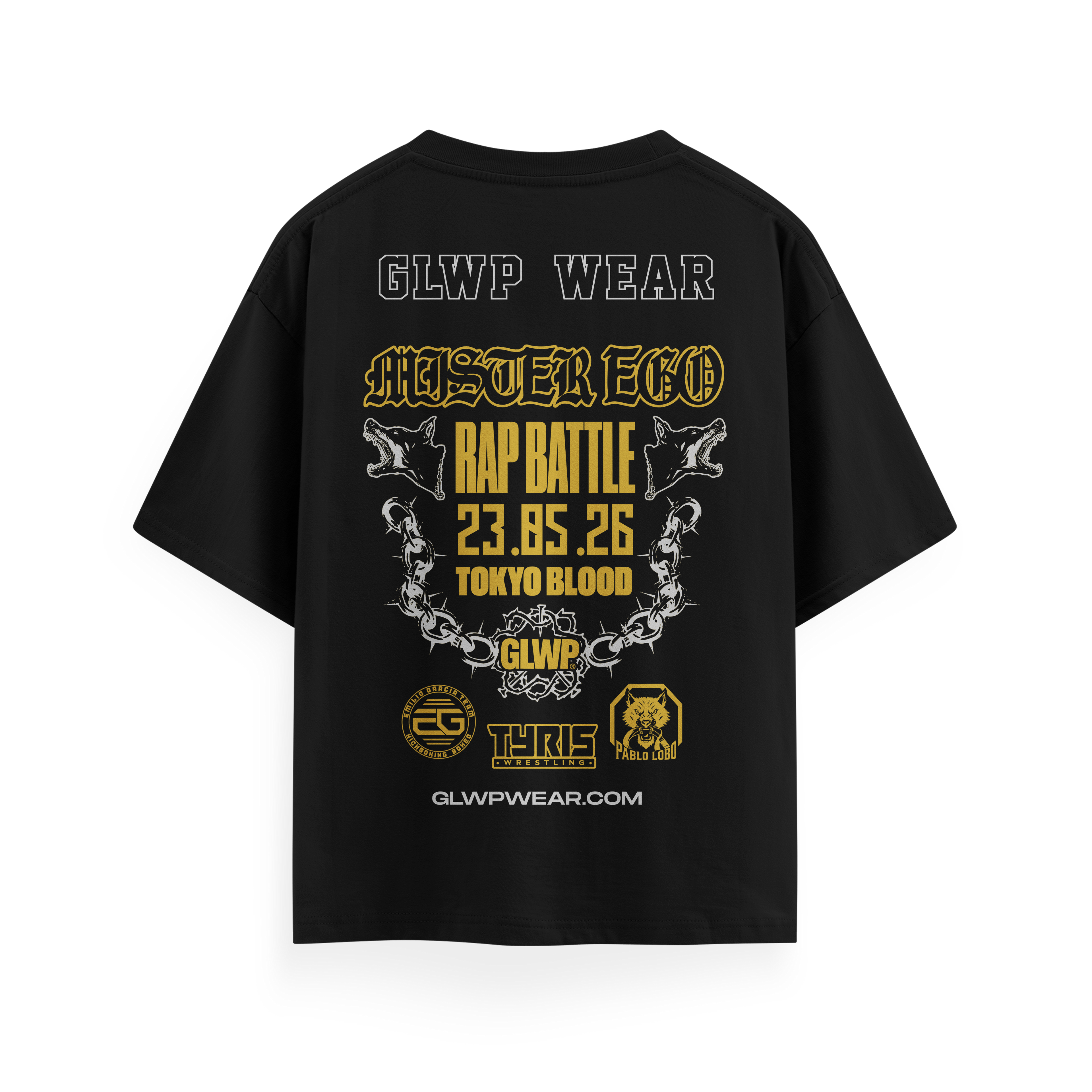 CAMISETA MISTER EGO DWT 4 NEGRA