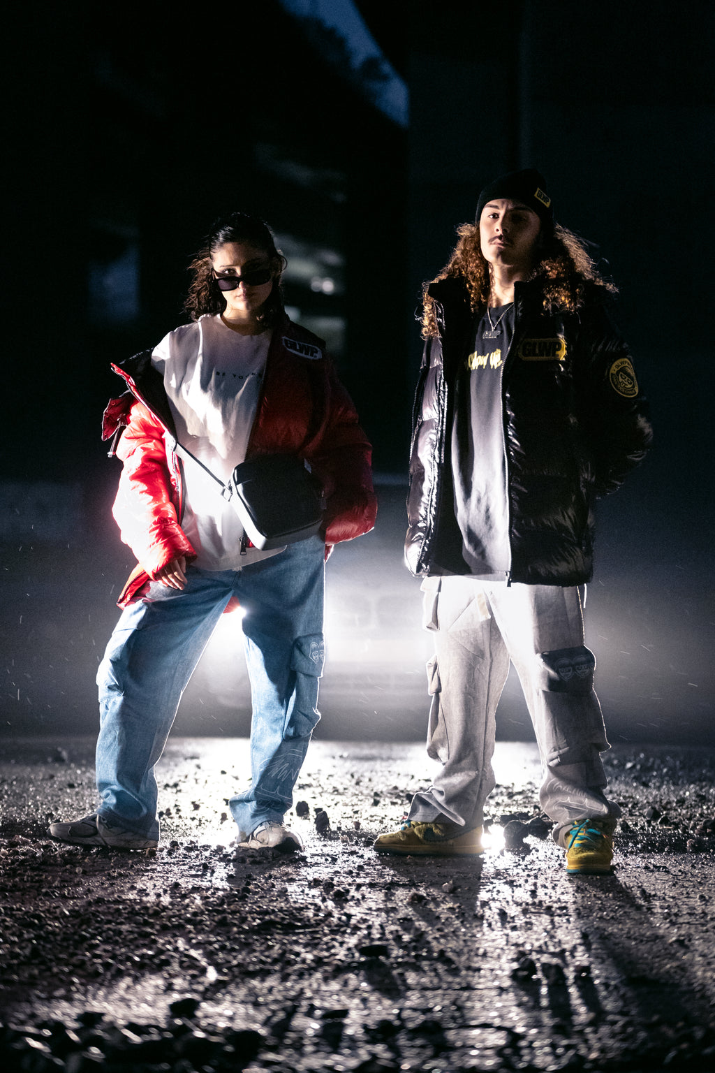 LIGHT GREY CARGO JOGGERS