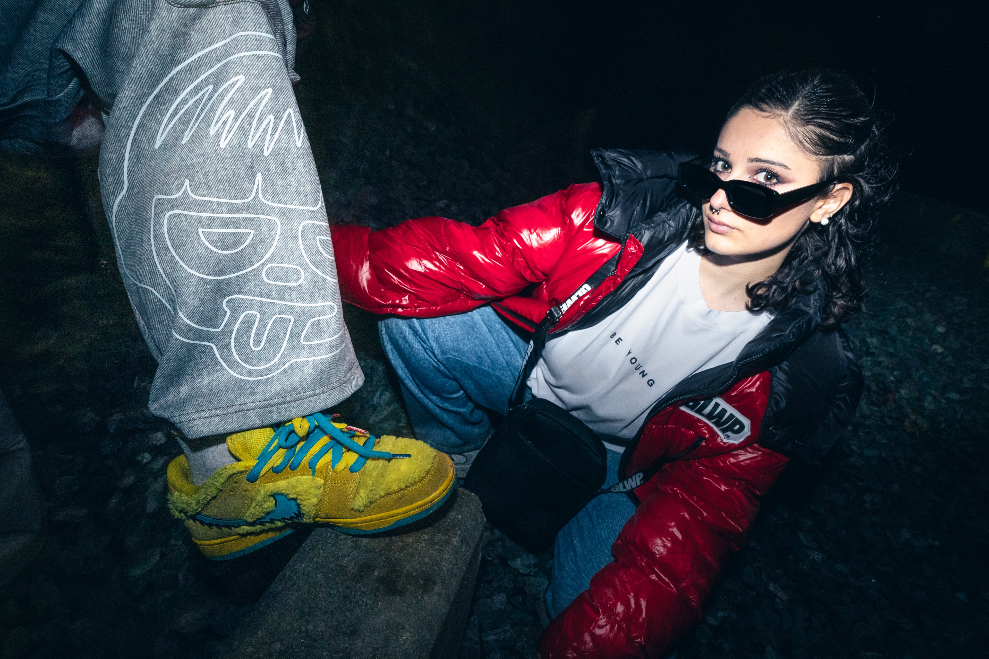 LIGHT GREY CARGO JOGGERS