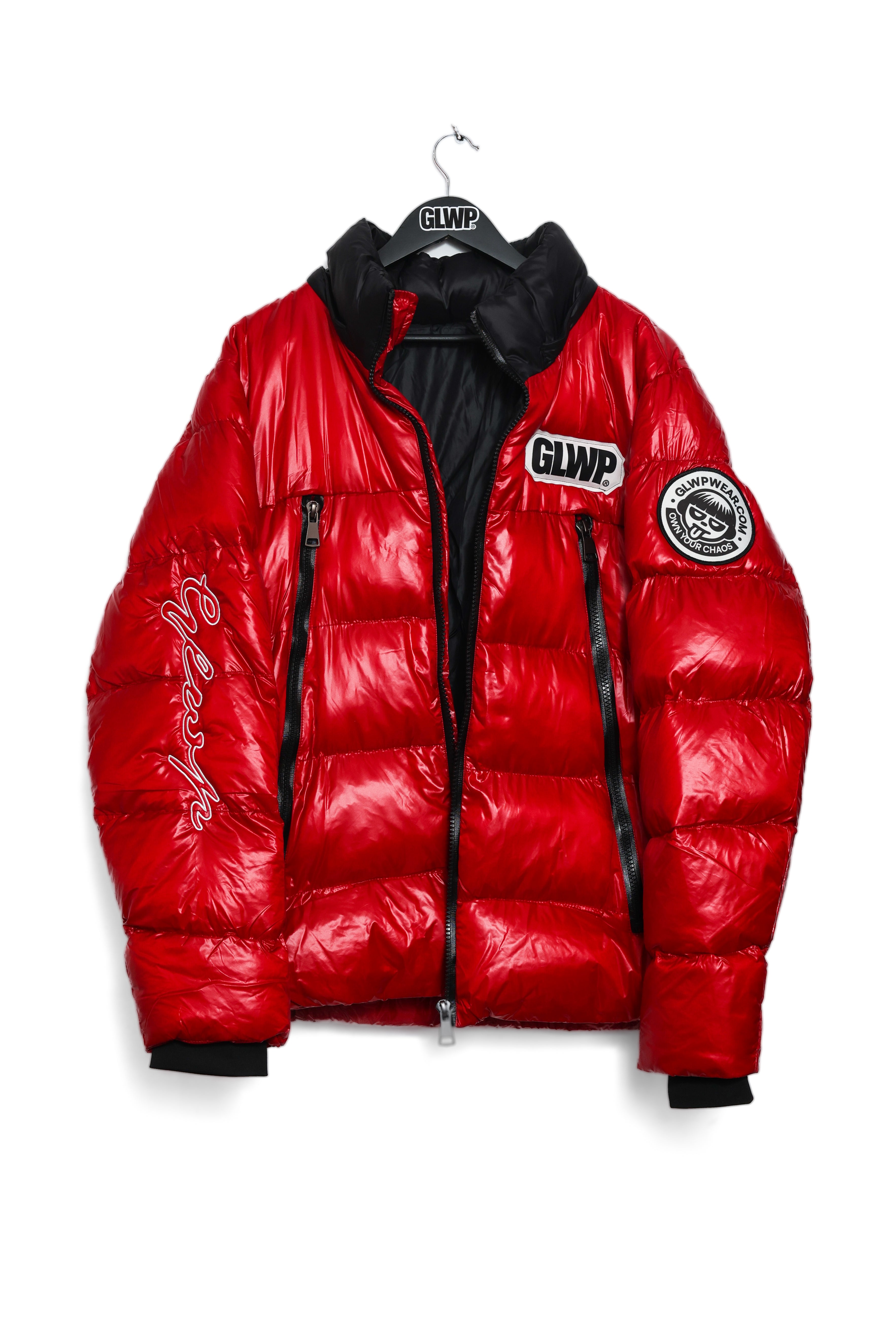 CHAQUETON PUFFER ROJO