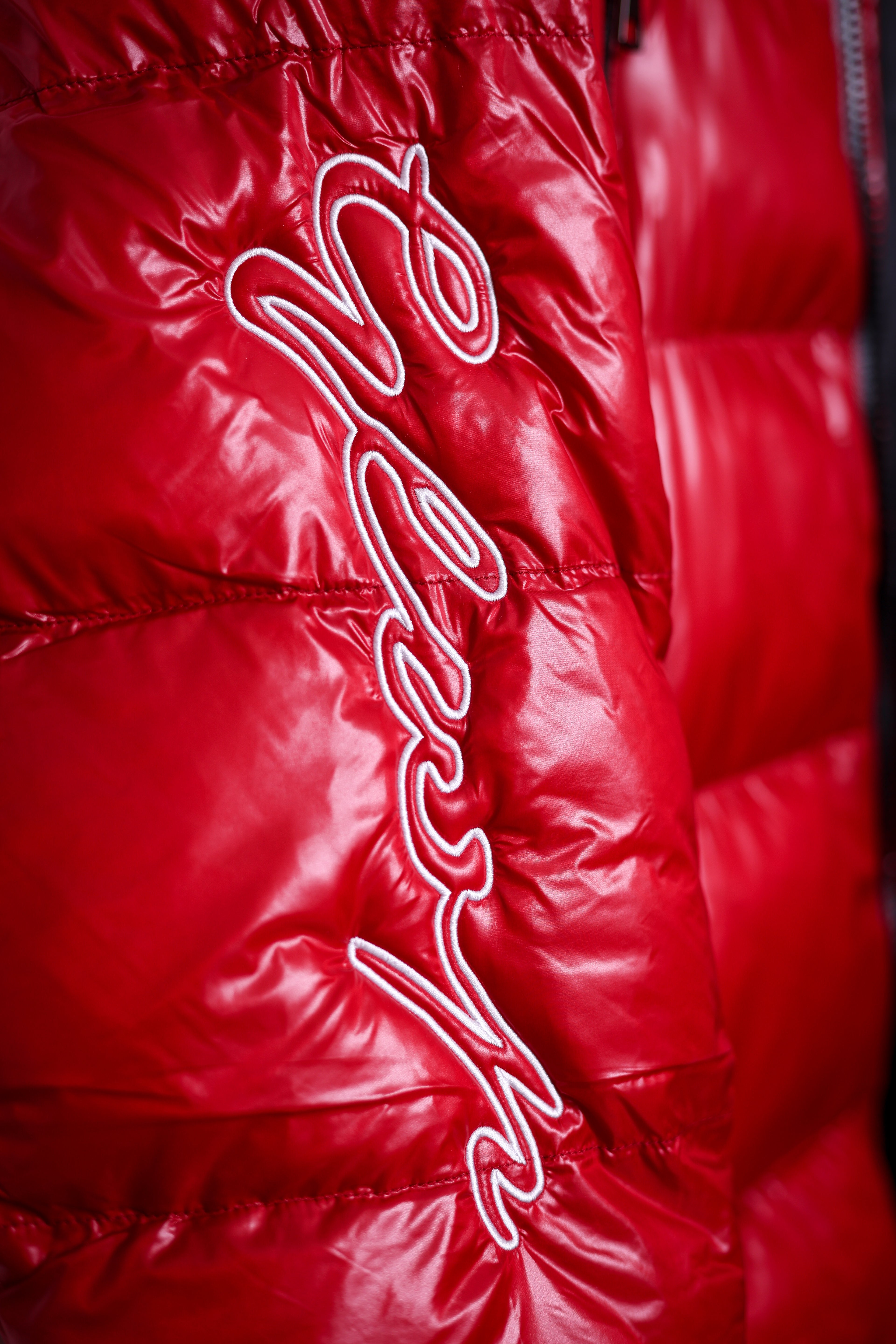 CHAQUETON PUFFER ROJO