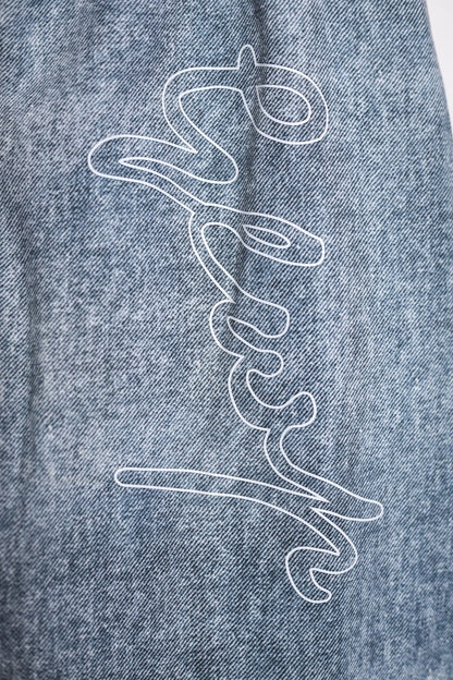 DENIM LOOK CARGO JOGGERS