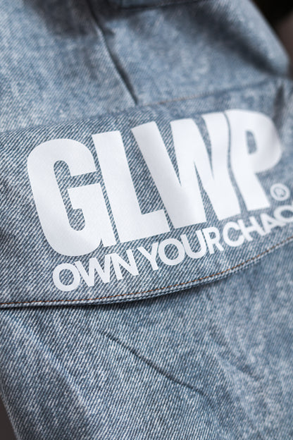 DENIM LOOK CARGO JOGGERS