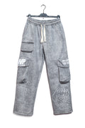 LIGHT GREY CARGO JOGGERS