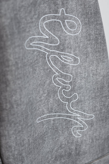 LIGHT GREY CARGO JOGGERS