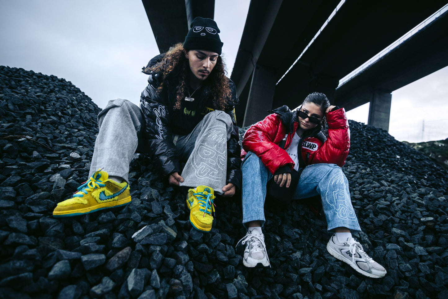 LIGHT GREY CARGO JOGGERS