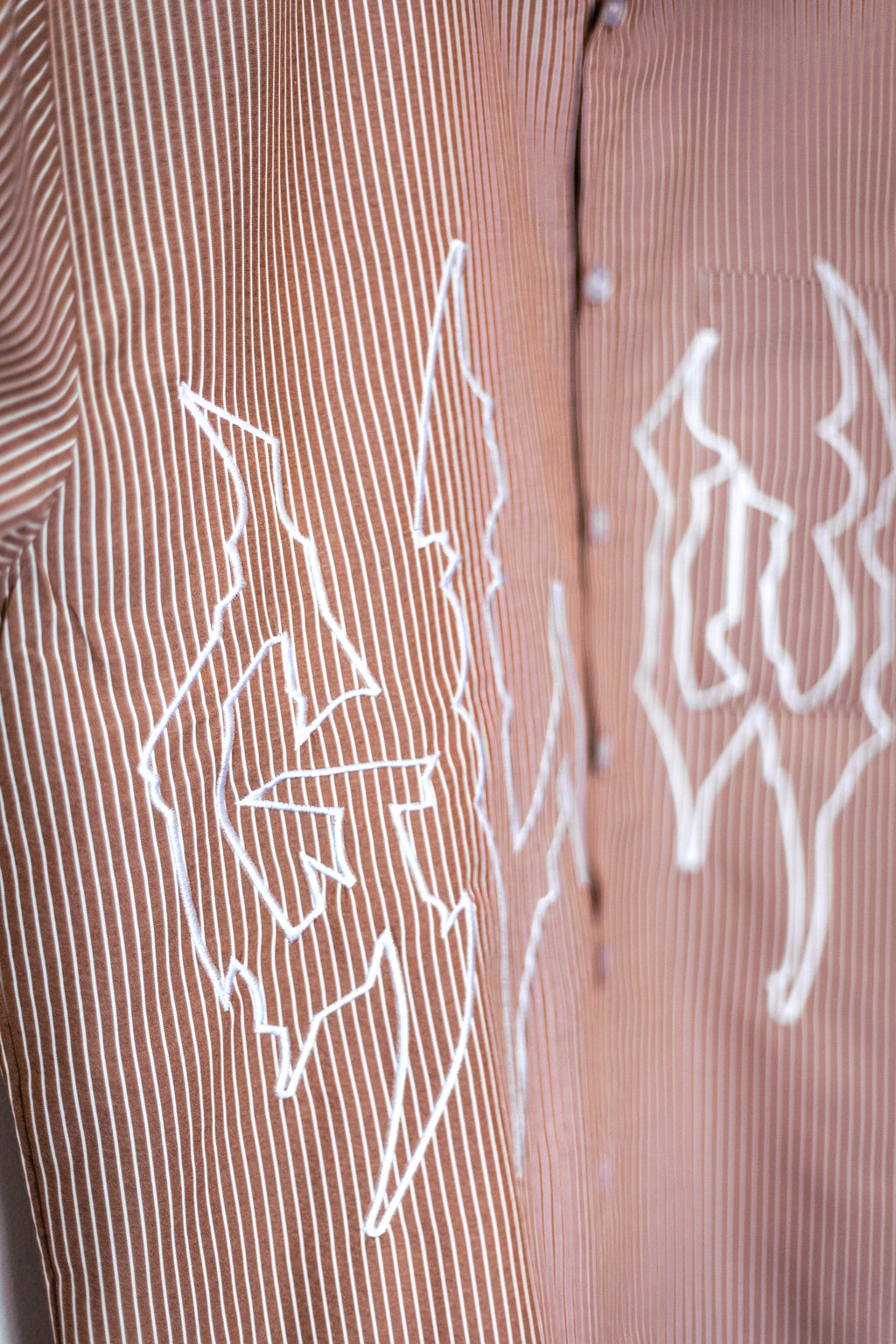 CAMISA CROP CAMEL