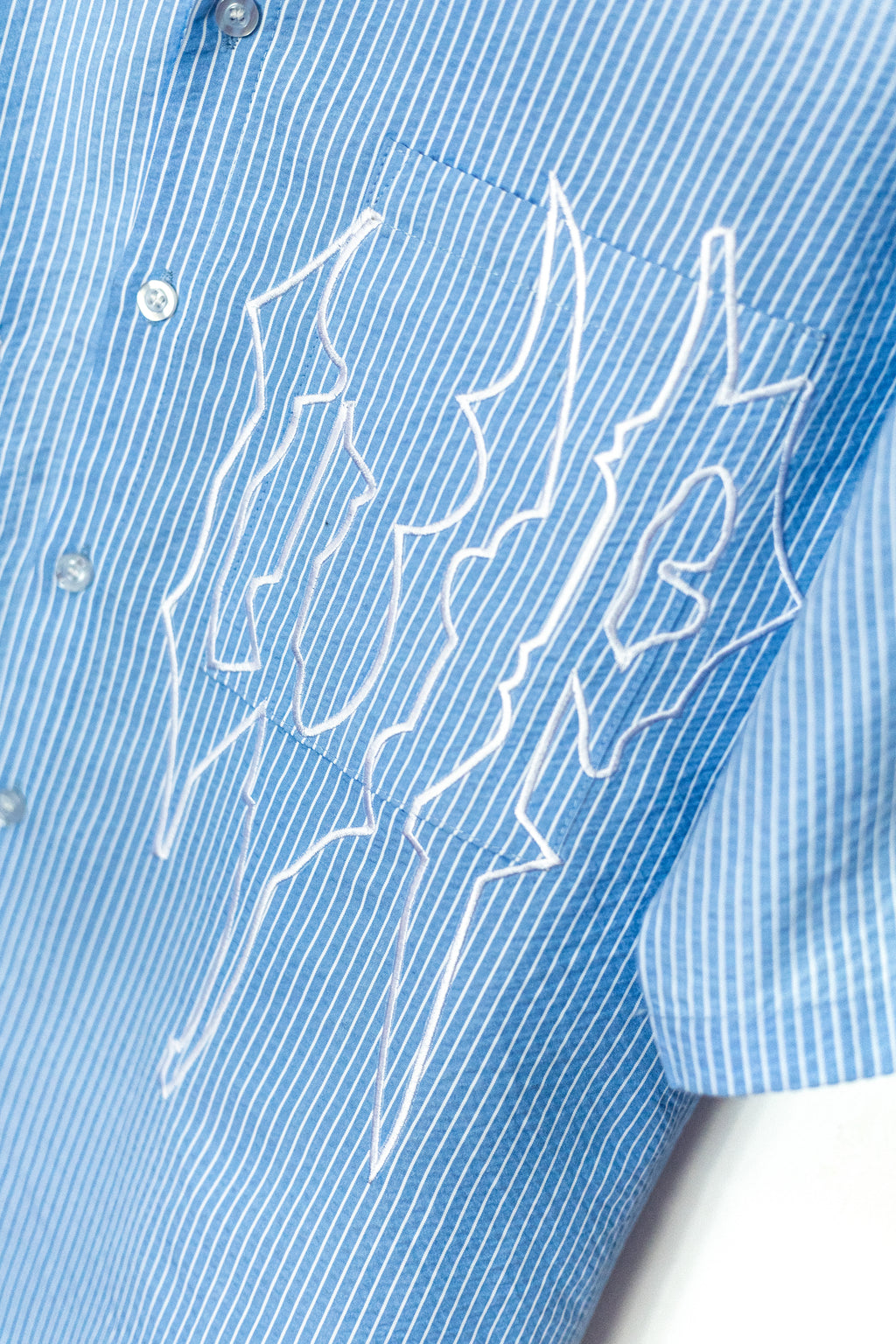 CAMISA CROP BABY BLUE