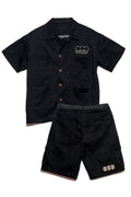 SHORT SET NEGRO