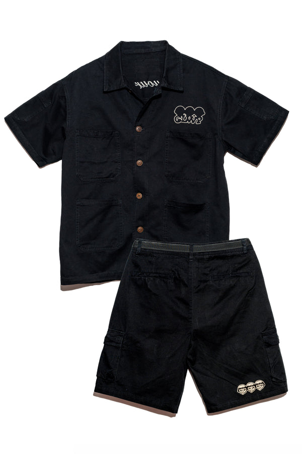SHORT SET NEGRO