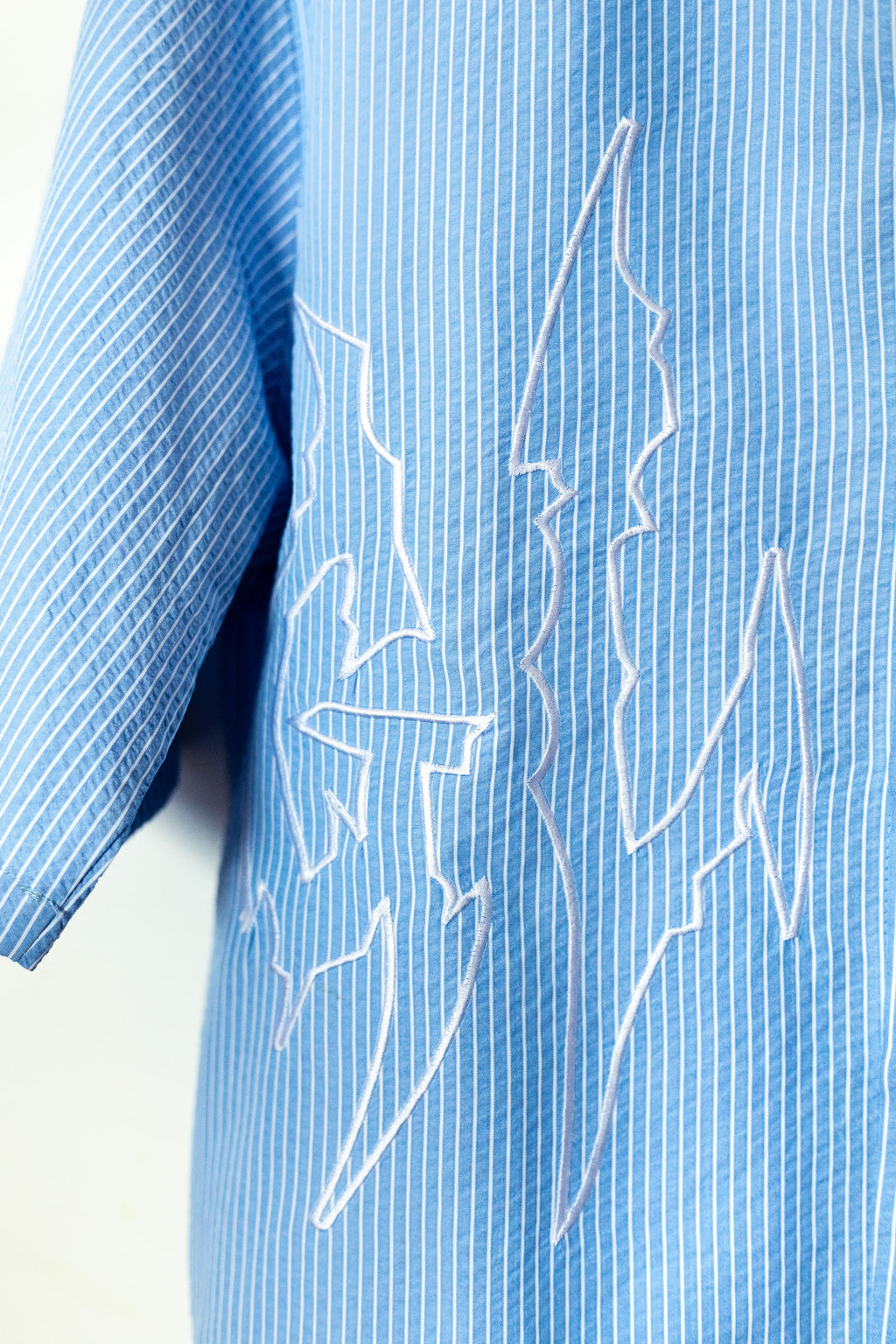 CAMISA CROP BABY BLUE